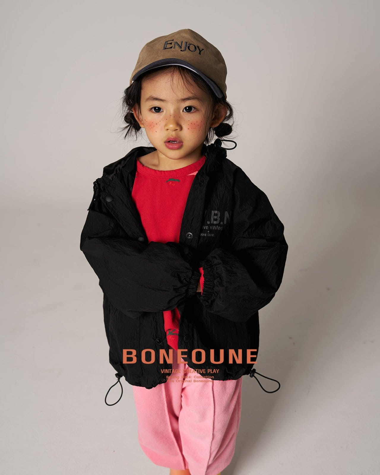 Boneoune - Korean Children Fashion - #discoveringself - Pintuck Towel Jogger Pants - 6