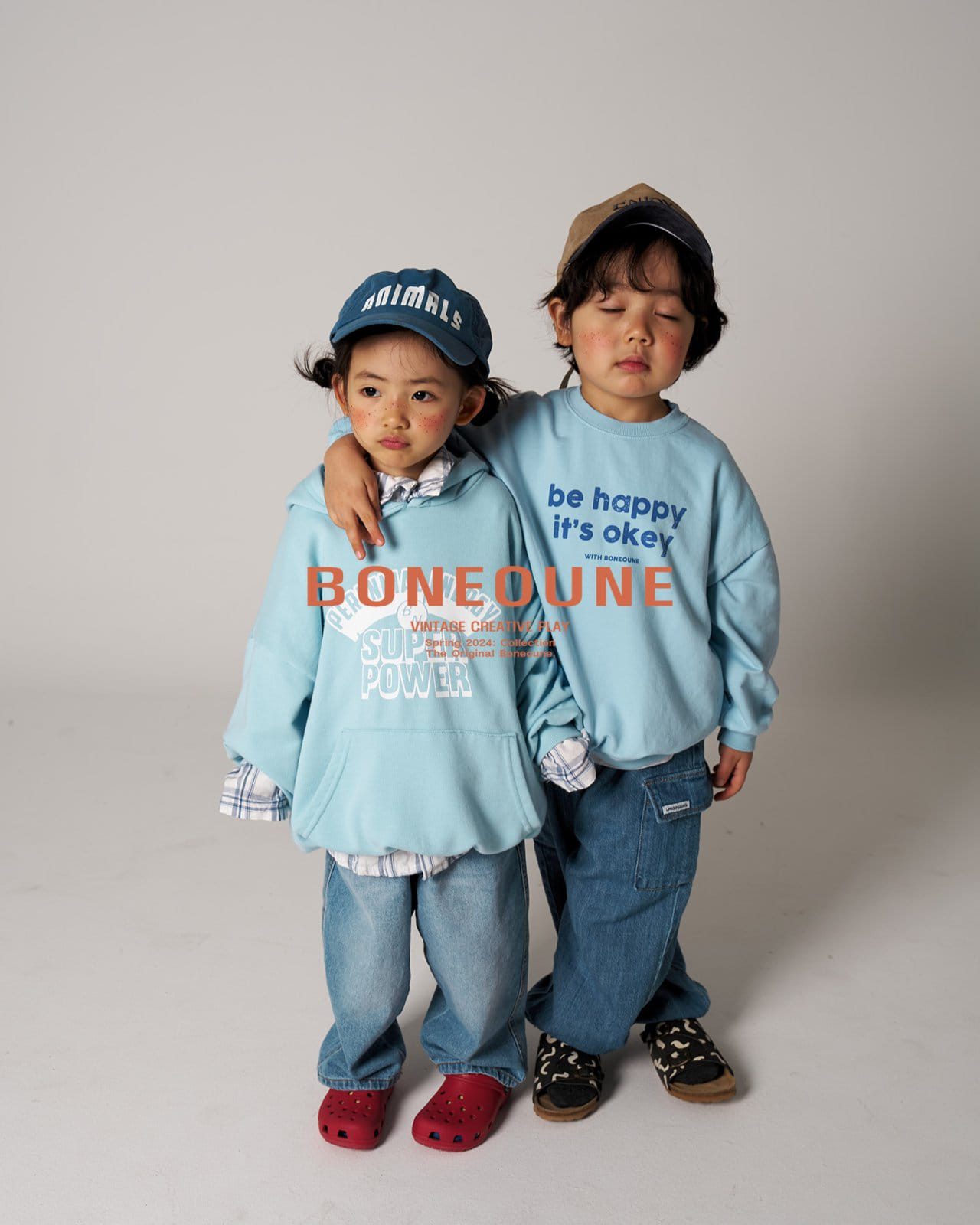 Boneoune - Korean Children Fashion - #littlefashionista - Soft Cargo  Denim Pants - 3