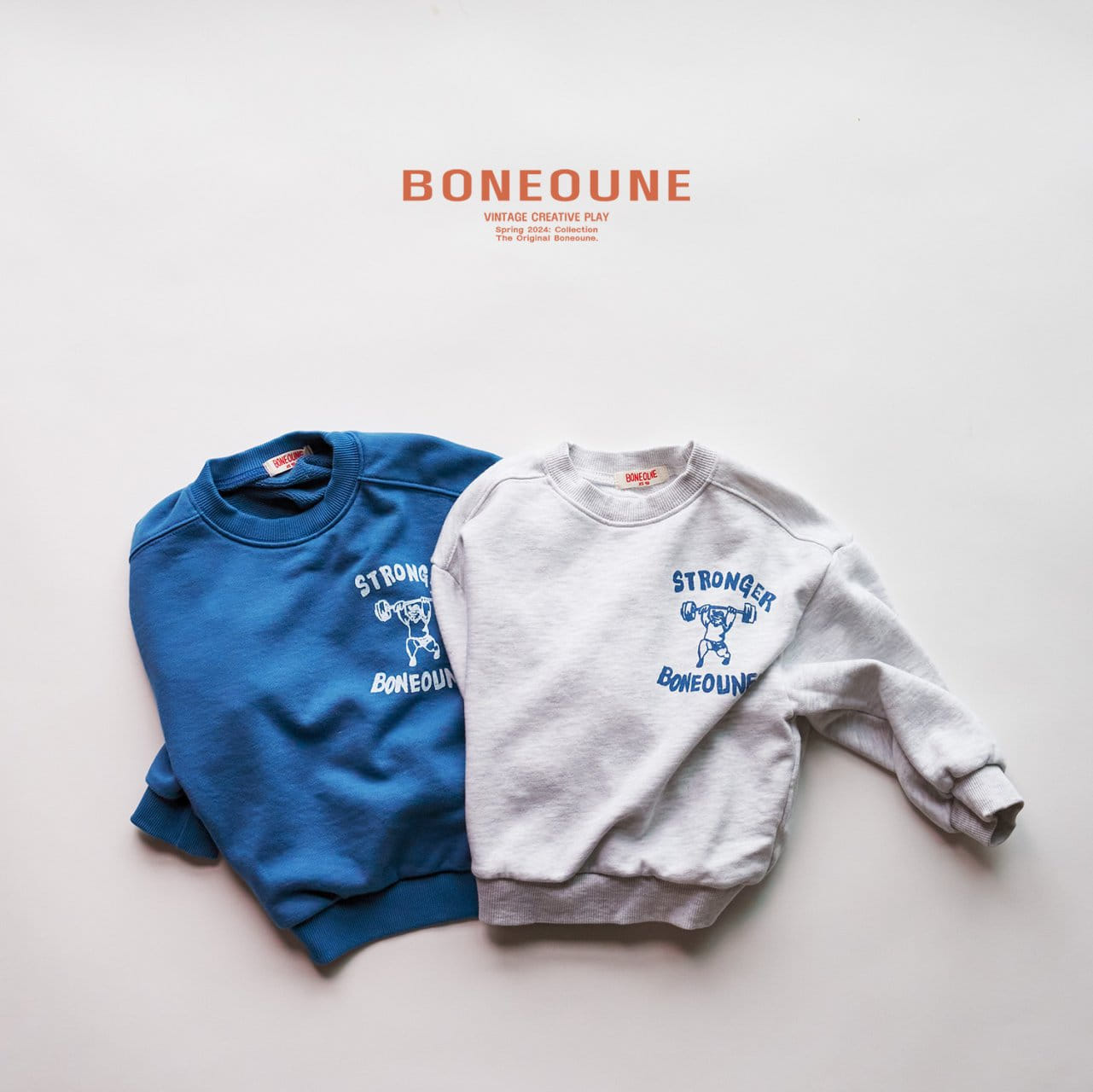 Boneoune - Korean Children Fashion - #minifashionista - Strong Sweatshirt