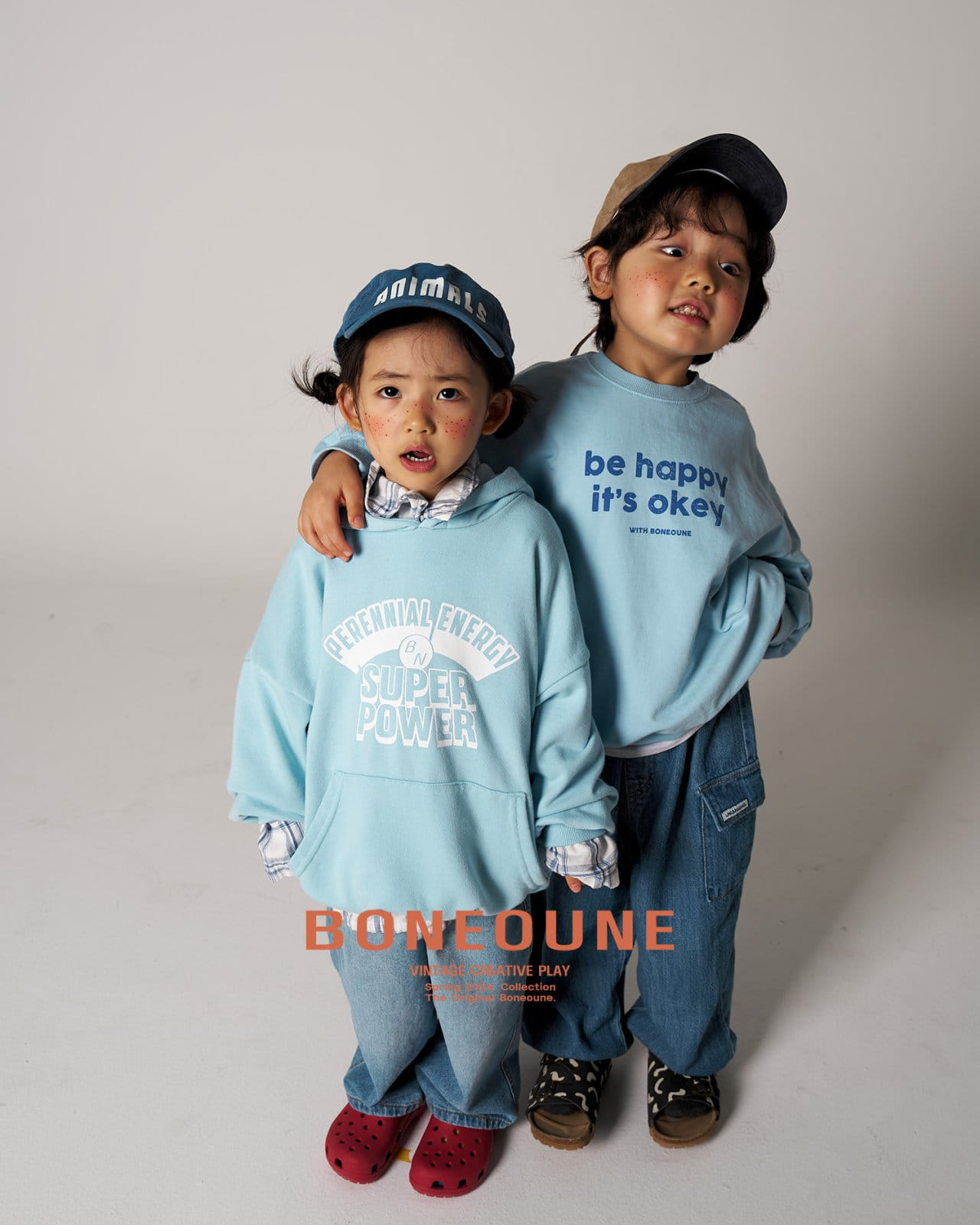 Boneoune - Korean Children Fashion - #prettylittlegirls - Soft Cargo  Denim Pants - 6
