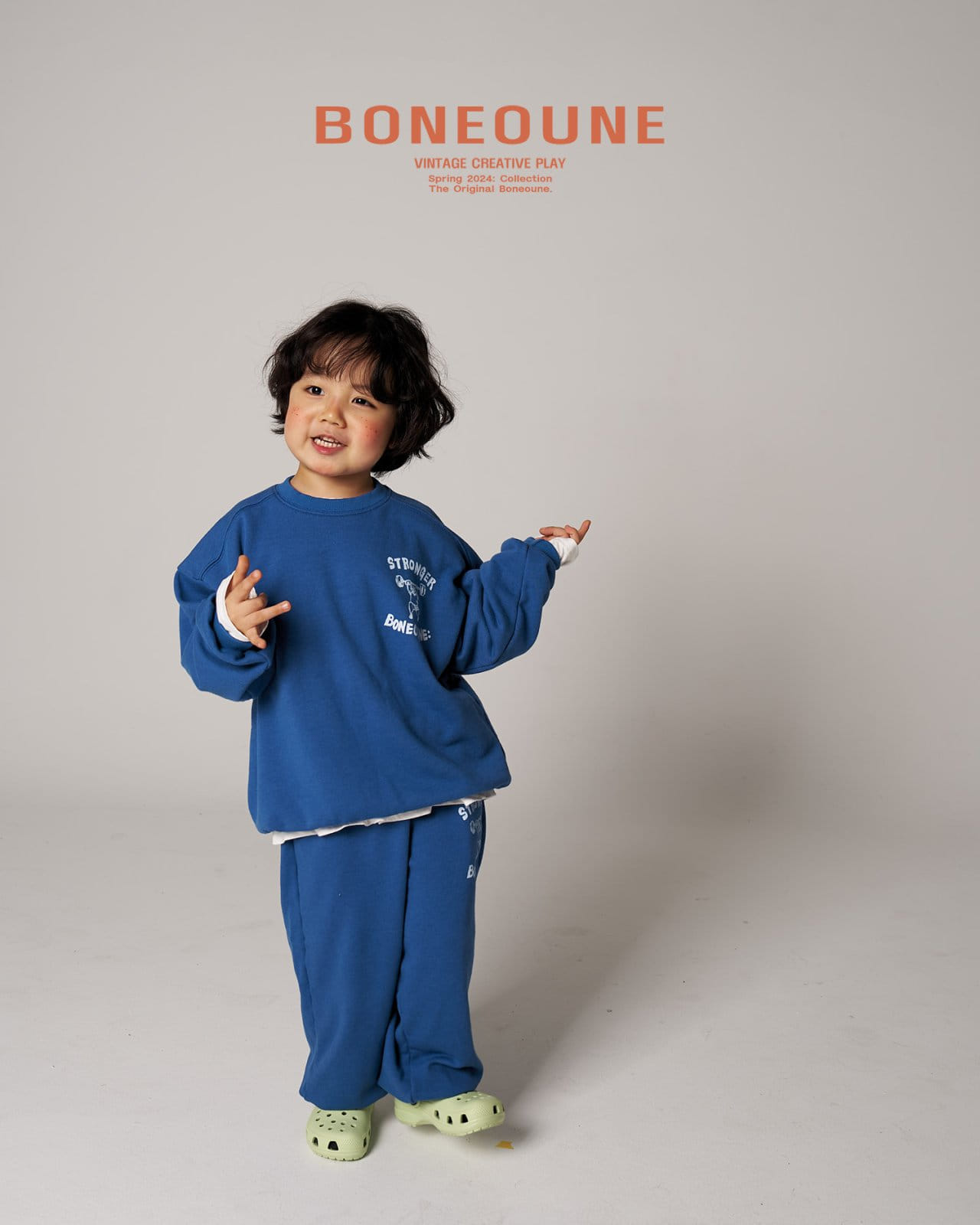 Boneoune - Korean Children Fashion - #prettylittlegirls - Strong Jogger Pants - 3