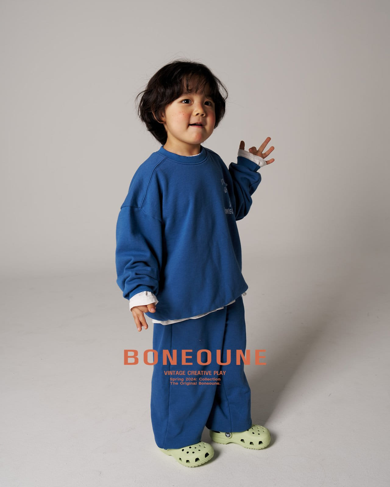 Boneoune - Korean Children Fashion - #stylishchildhood - Strong Sweatshirt - 5