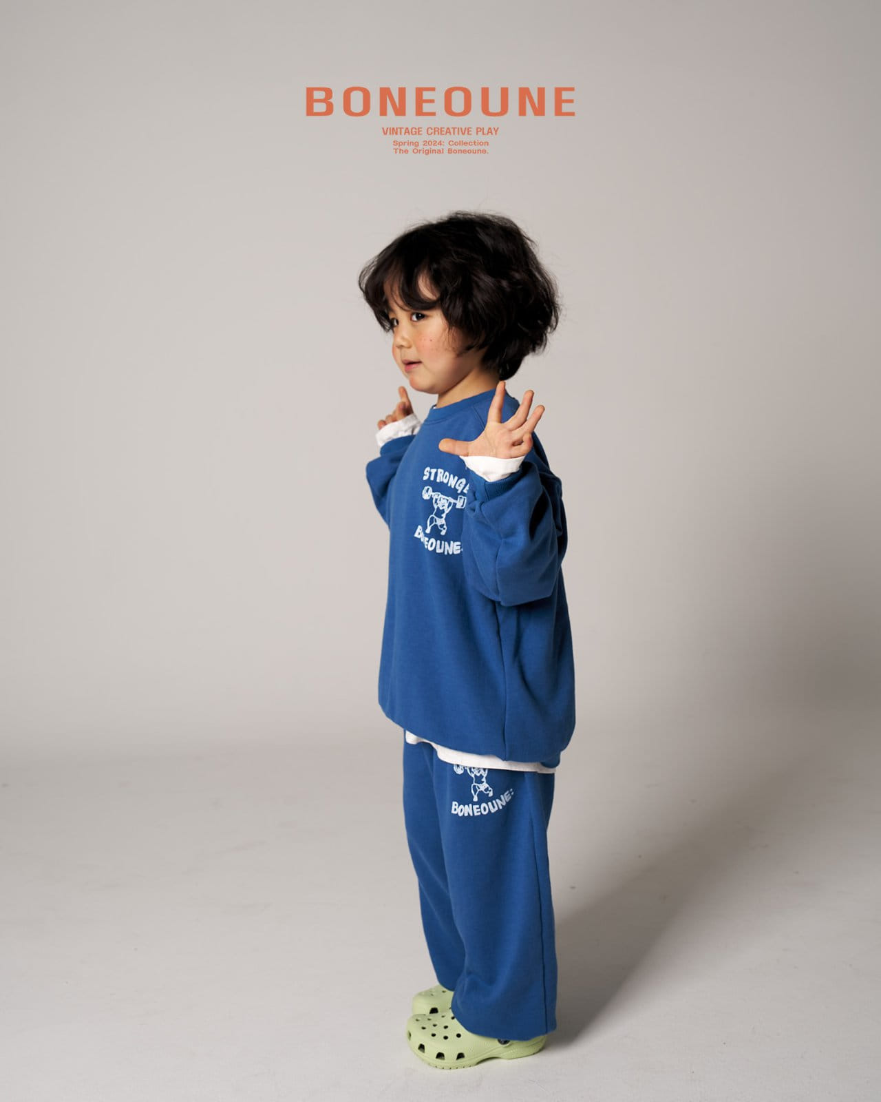 Boneoune - Korean Children Fashion - #prettylittlegirls - Strong Jogger Pants - 4