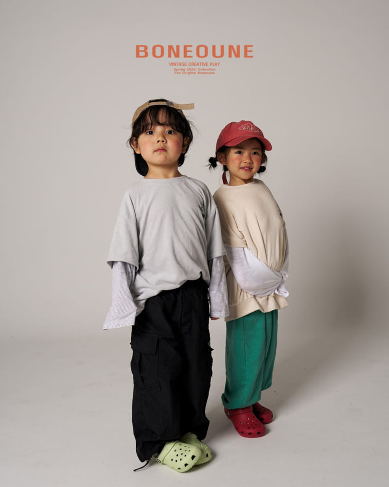 Boneoune - Korean Children Fashion - #todddlerfashion - Layered Tee - 7