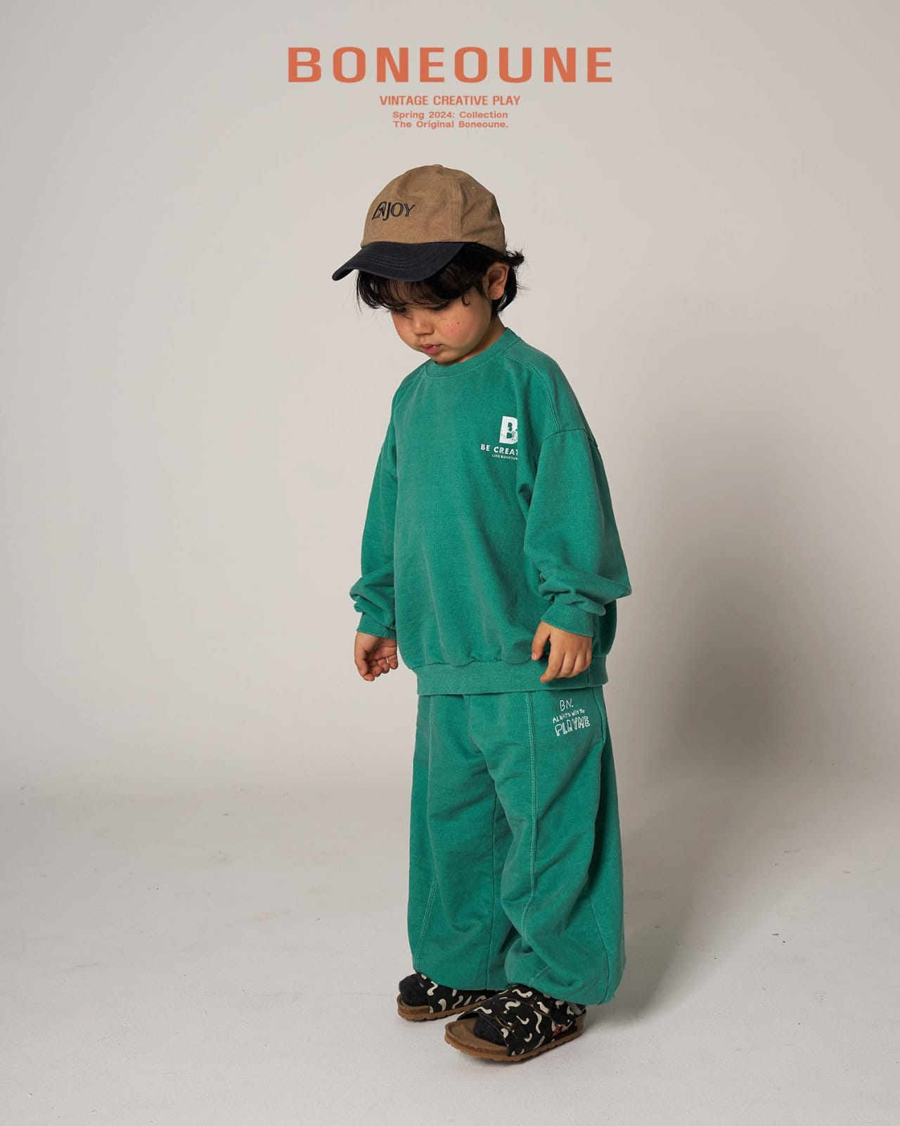 Boneoune - Korean Children Fashion - #toddlerclothing - Pig B Sweatshirt - 2