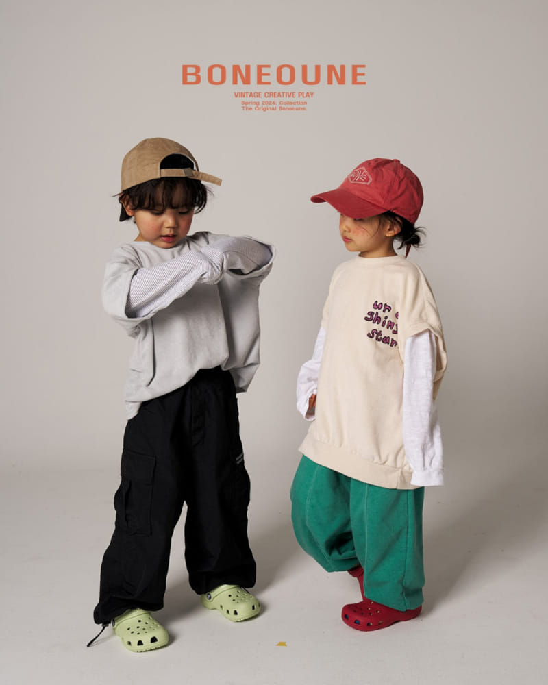 Boneoune - Korean Children Fashion - #toddlerclothing - Layered Tee - 8