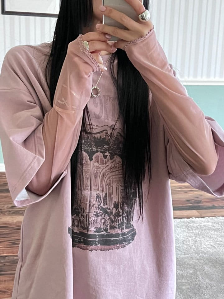 Bricklane - Korean Women Fashion - #momslook - Mystic Mesh Tee - 6
