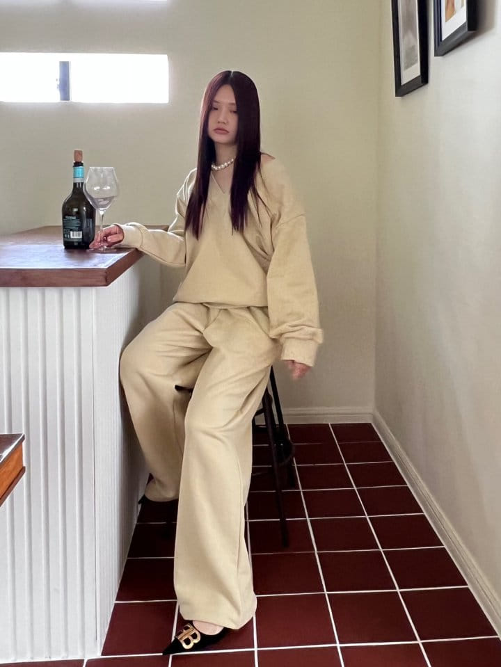 Bricklane - Korean Women Fashion - #restrostyle - Ribbon Embroidery Pants - 6