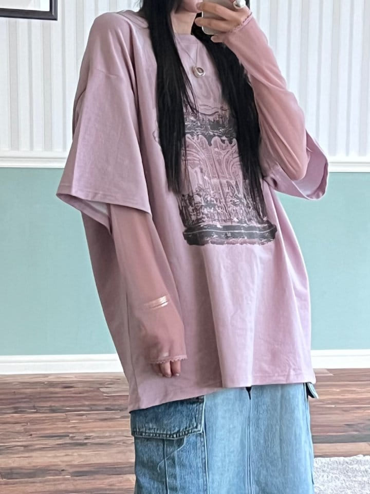 Bricklane - Korean Women Fashion - #romanticstyle - Mystic Mesh Tee - 2