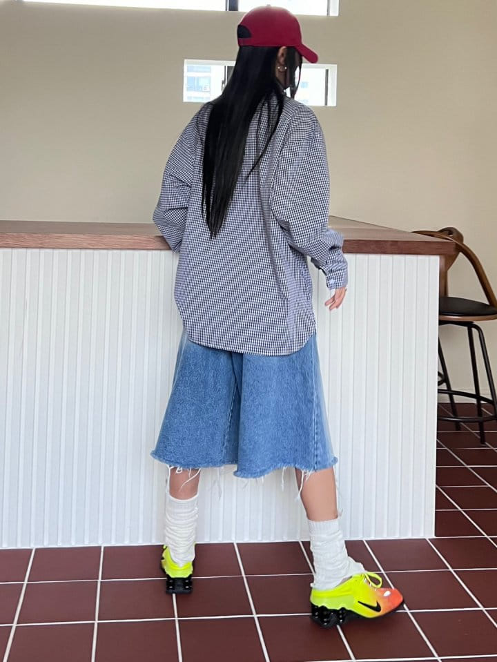 Bricklane - Korean Women Fashion - #womensfashion - Check Shirt - 5