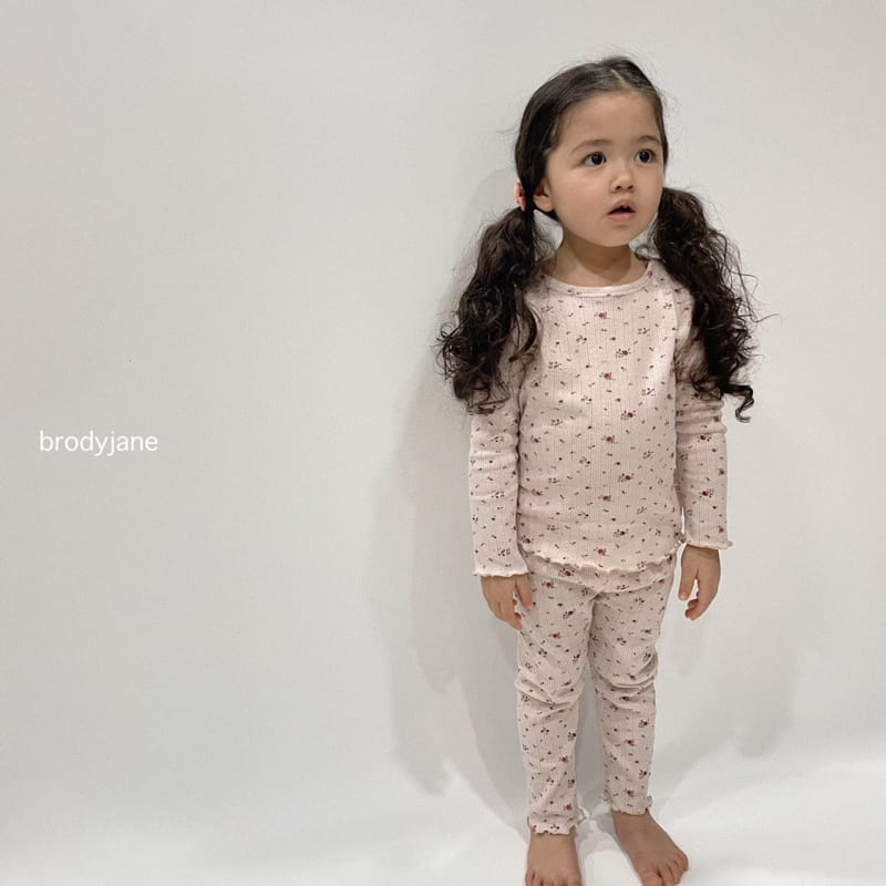 Brody Jane - Korean Baby Fashion - #babyfever - Flower Eyelet Frill Top Bottom Set - 9