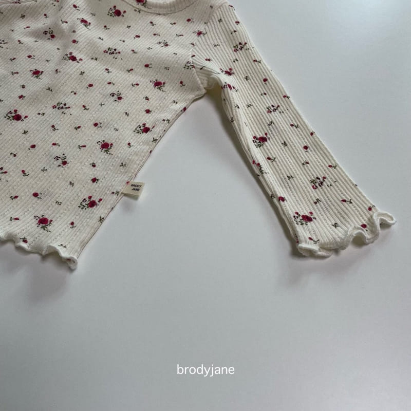 Brody Jane - Korean Baby Fashion - #babywear - Flower Eyelet Frill Top Bottom Set