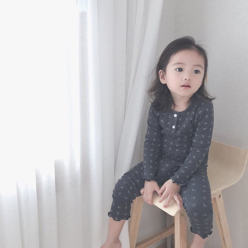 Brody Jane - Korean Children Fashion - #Kfashion4kids - Fog Rib Top Bottom Set - 3