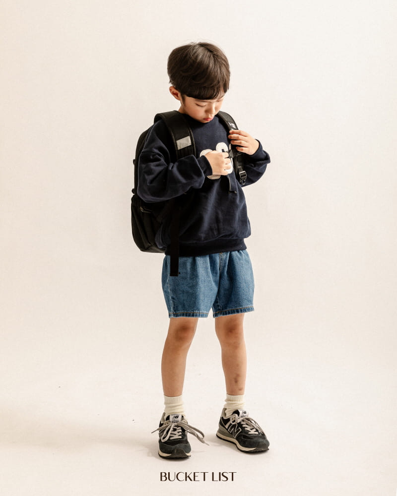 Bucket List - Korean Children Fashion - #Kfashion4kids - Crunch Denim Pants - 8
