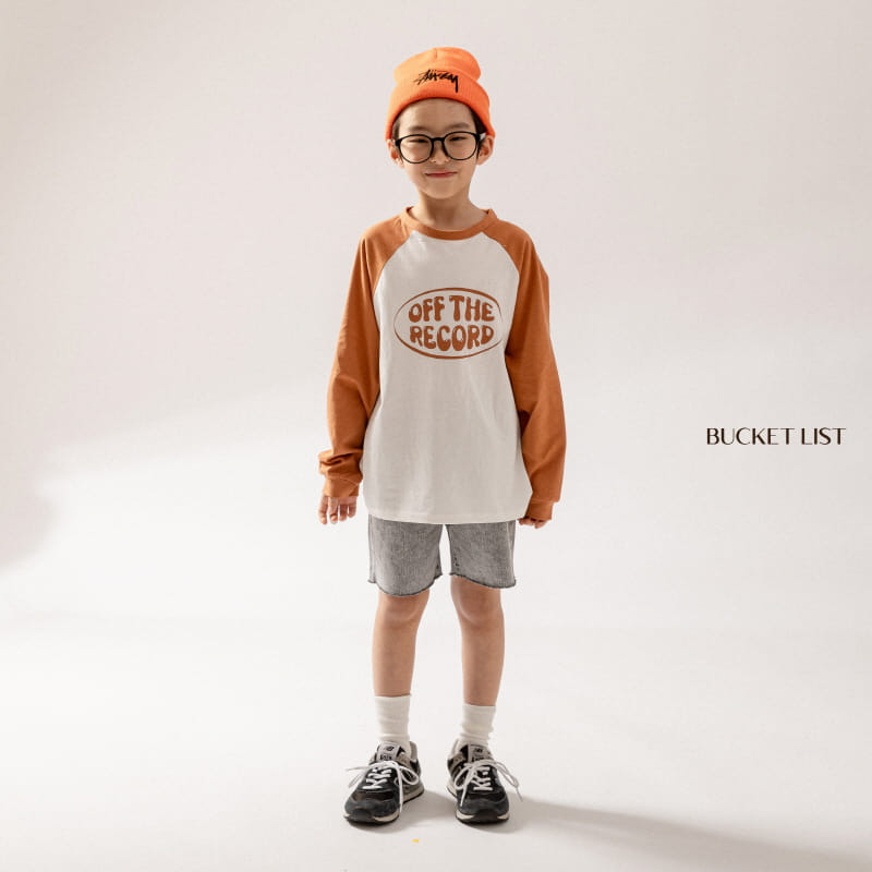 Bucket List - Korean Children Fashion - #kidzfashiontrend - Record Raglan Tee - 4