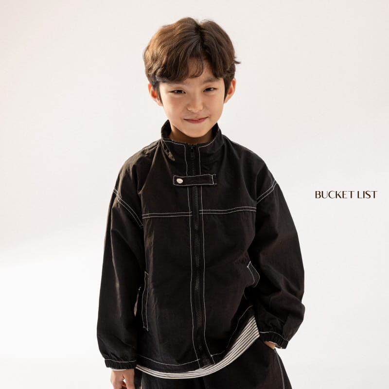 Bucket List - Korean Children Fashion - #childofig - Double Stitch Jumper