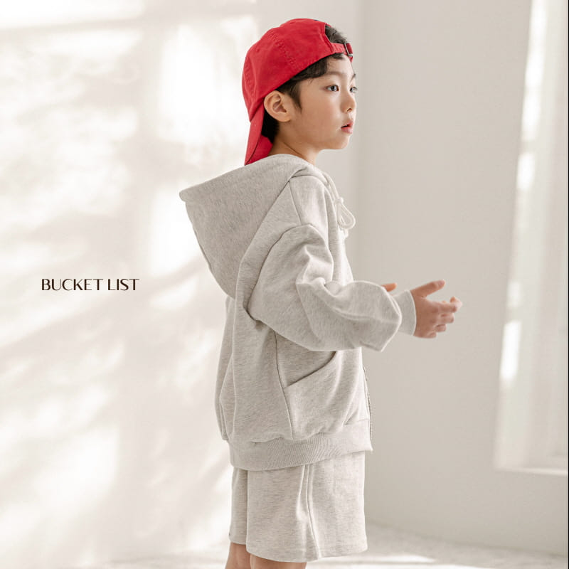 Bucket List - Korean Children Fashion - #childofig - Two Way Sweat Hoody Zip Up - 10
