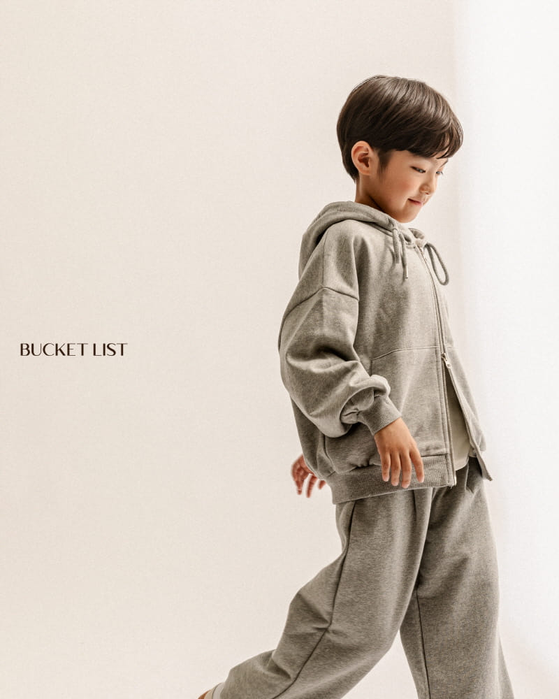 Bucket List - Korean Children Fashion - #childofig - Wide Sweat Pants - 9