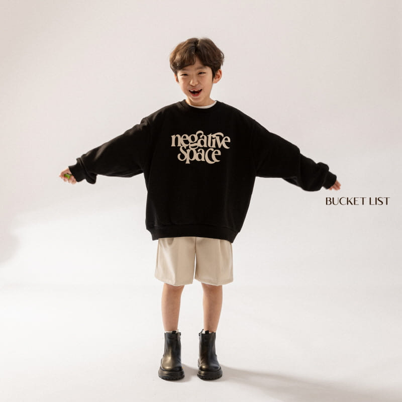 Bucket List - Korean Children Fashion - #childofig - L Patch Sweatshirt - 7