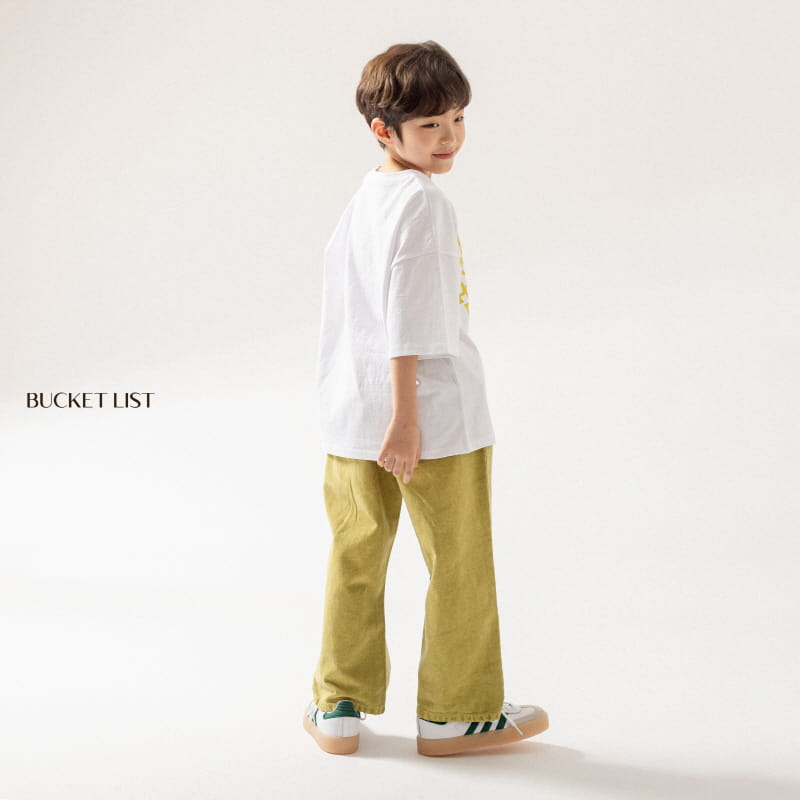 Bucket List - Korean Children Fashion - #childofig - Lettering Short Sleeve Tee - 6