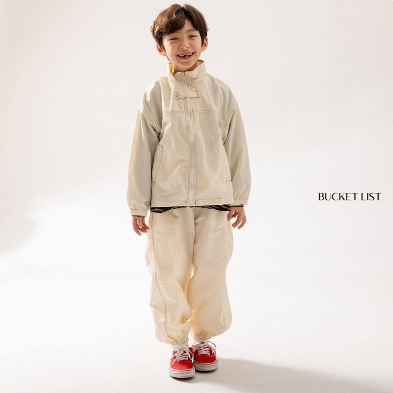 Bucket List - Korean Children Fashion - #childrensboutique - Double Stitch Jogger Pants - 3