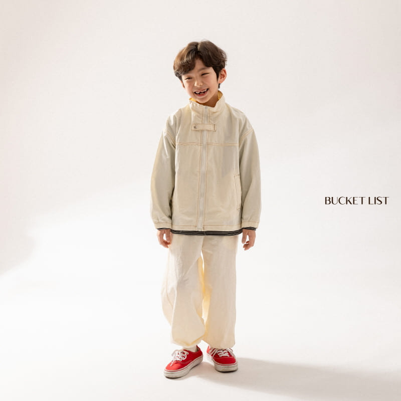 Bucket List - Korean Children Fashion - #childrensboutique - Double Stitch Jogger Pants - 4
