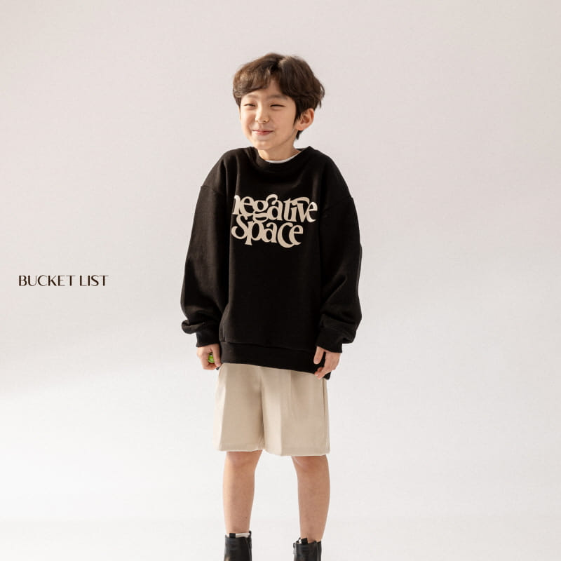 Bucket List - Korean Children Fashion - #designkidswear - L Patch Sweatshirt - 10