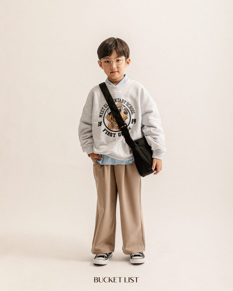 Bucket List - Korean Children Fashion - #discoveringself - Retriever Sweatshirt - 2