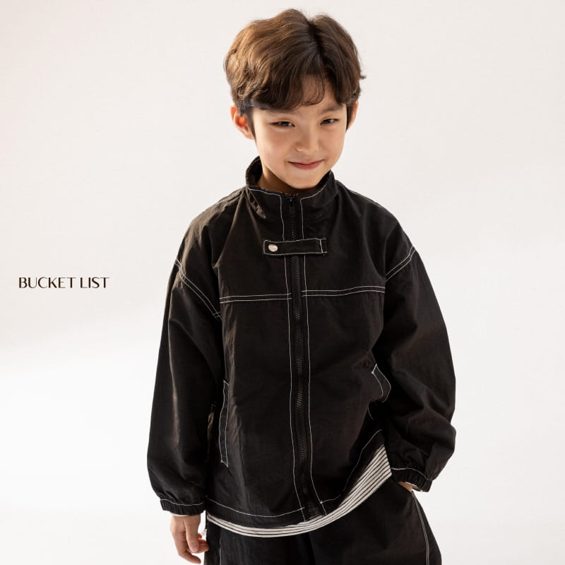 Bucket List - Korean Children Fashion - #kidsshorts - Double Stitch Jumper - 6