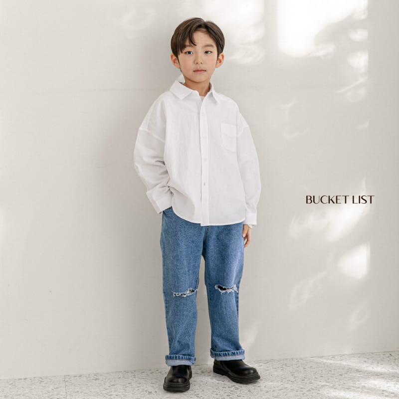 Bucket List - Korean Children Fashion - #kidsshorts - City Over Shirt - 9
