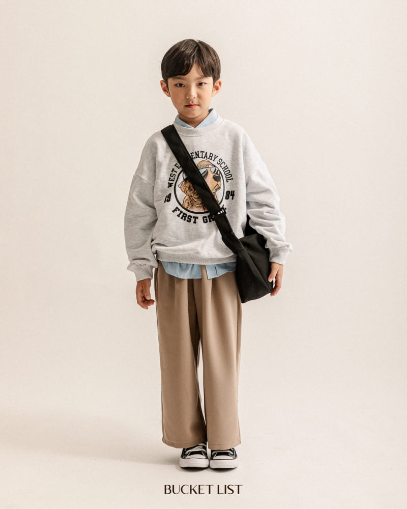 Bucket List - Korean Children Fashion - #kidsstore - Retriever Sweatshirt - 5