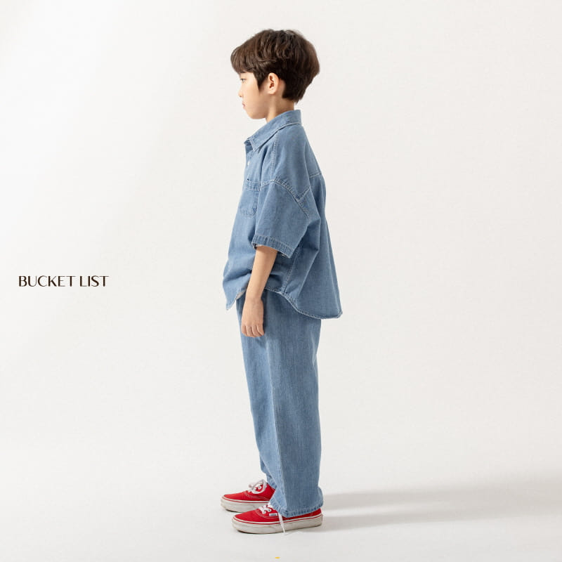 Bucket List - Korean Children Fashion - #kidzfashiontrend - Basic Denim Pants - 3