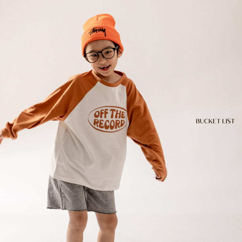 Bucket List - Korean Children Fashion - #kidzfashiontrend - Record Raglan Tee - 3