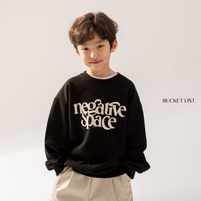 Bucket List - Korean Children Fashion - #kidzfashiontrend - L Patch Sweatshirt