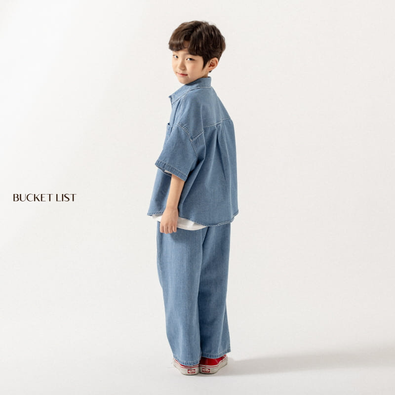 Bucket List - Korean Children Fashion - #littlefashionista - Basic Denim Pants - 5