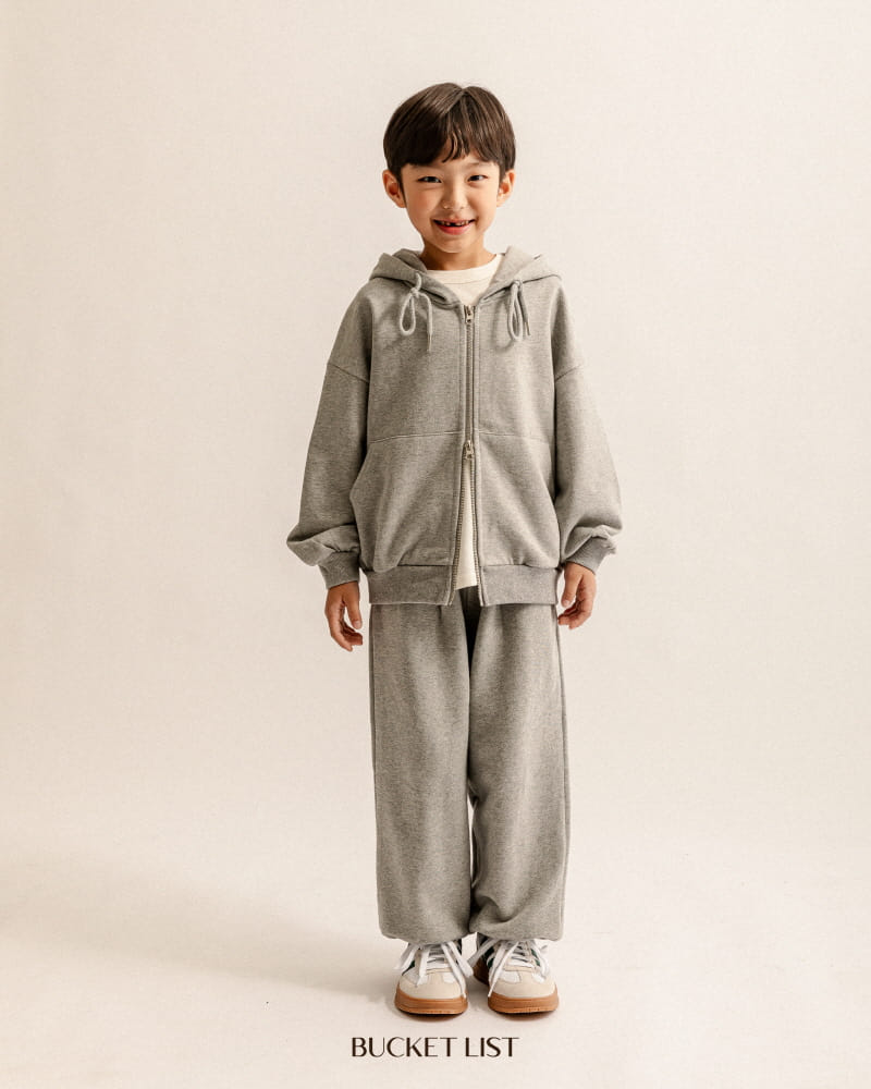Bucket List - Korean Children Fashion - #littlefashionista - Wide Sweat Pants - 2
