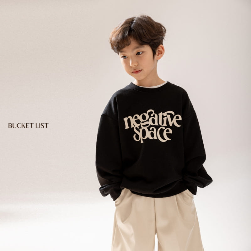 Bucket List - Korean Children Fashion - #littlefashionista - L Patch Sweatshirt - 3