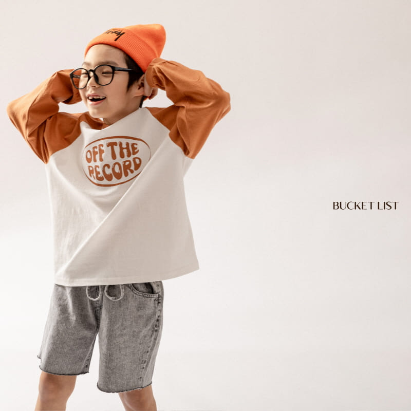 Bucket List - Korean Children Fashion - #magicofchildhood - Record Raglan Tee - 6