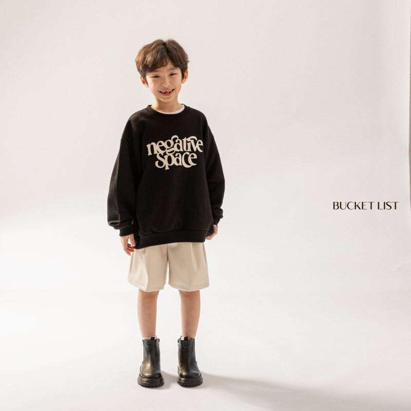 Bucket List - Korean Children Fashion - #littlefashionista - L Patch Sweatshirt - 4