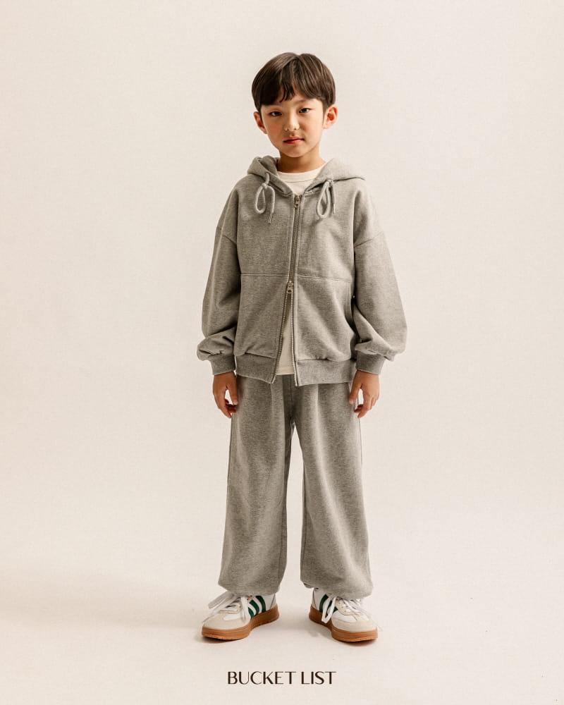 Bucket List - Korean Children Fashion - #magicofchildhood - Wide Sweat Pants - 4