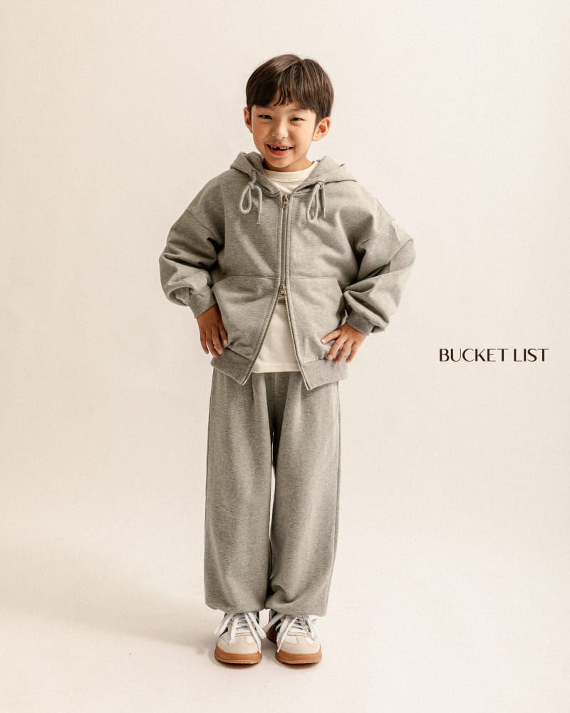 Bucket List - Korean Children Fashion - #stylishchildhood - Wide Sweat Pants - 8