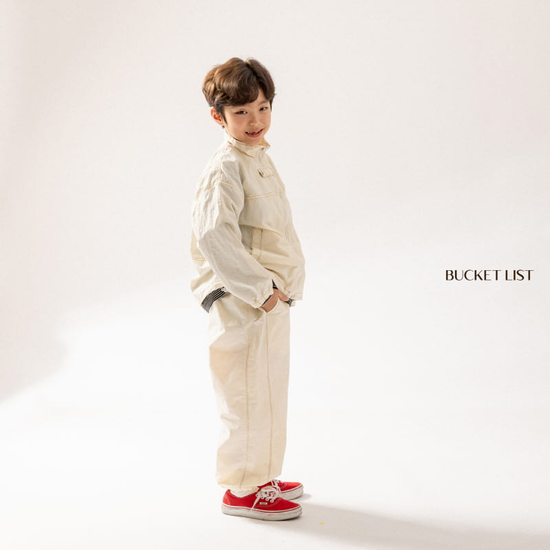 Bucket List - Korean Children Fashion - #stylishchildhood - Double Stitch Jogger Pants