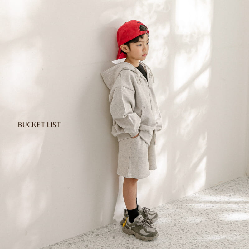 Bucket List - Korean Children Fashion - #toddlerclothing - Two Way Sweat Hoody Zip Up - 8
