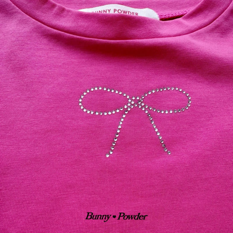 Bunny Powder - Korean Children Fashion - #Kfashion4kids - Ribbon Pick Tee - 5