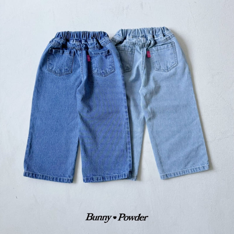 Bunny Powder - Korean Children Fashion - #stylishchildhood - Bunny Denim Pants - 4