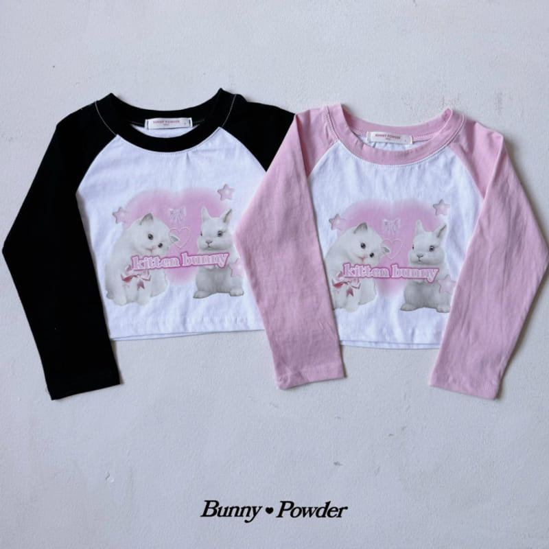 Bunny Powder - Korean Children Fashion - #childofig - Kitten Bunny Tee - 2