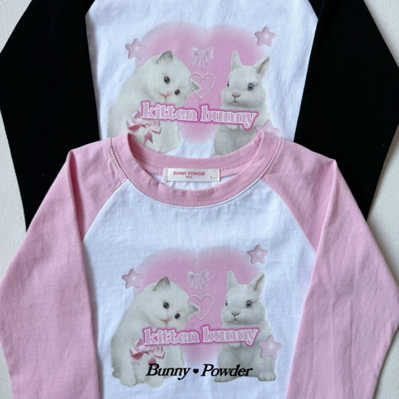 Bunny Powder - Korean Children Fashion - #designkidswear - Kitten Bunny Tee - 5