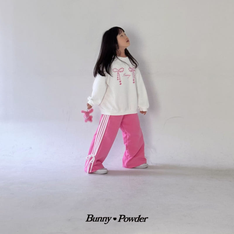 Bunny Powder - Korean Children Fashion - #designkidswear - Pearl Ribbon Sweatshirt  - 9
