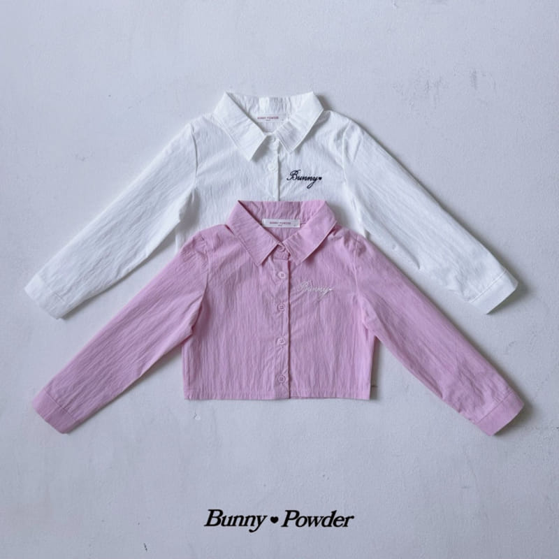 Bunny Powder - Korean Children Fashion - #fashionkids - Jenny Crop Shirt
