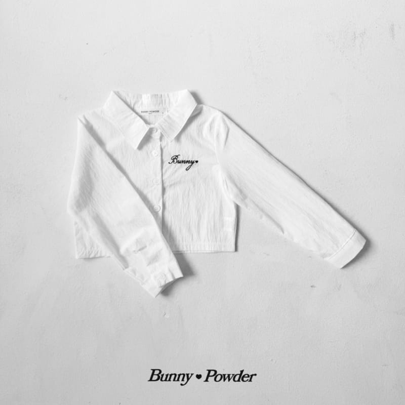 Bunny Powder - Korean Children Fashion - #kidsshorts - Jenny Crop Shirt - 2